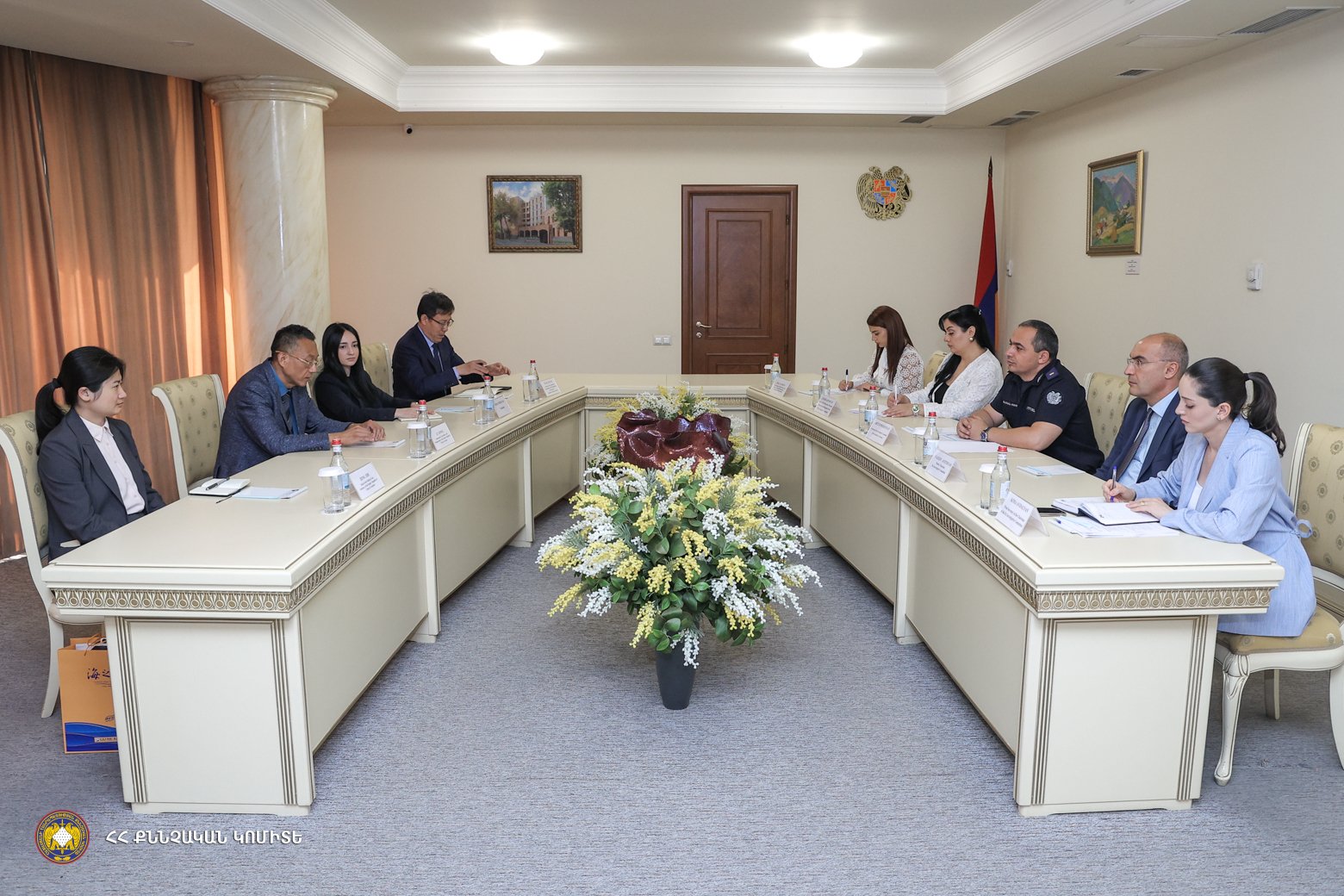 Chairman of the RA Investigative Committee Artur Poghosyan Received Ambassador of the People’s Republic of China to the RA